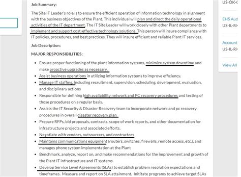 Summary of Achievements .